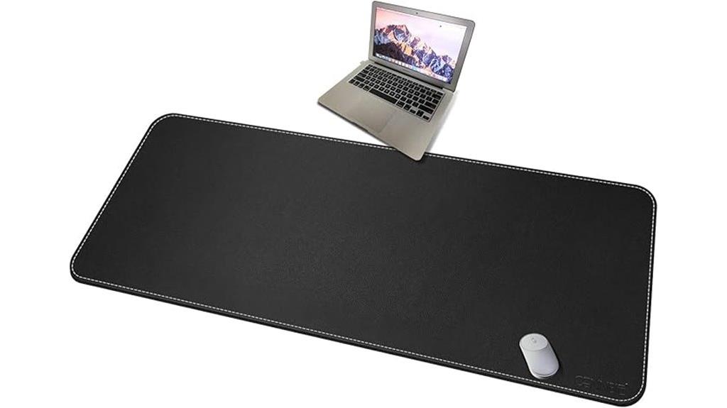 large leather desk mat