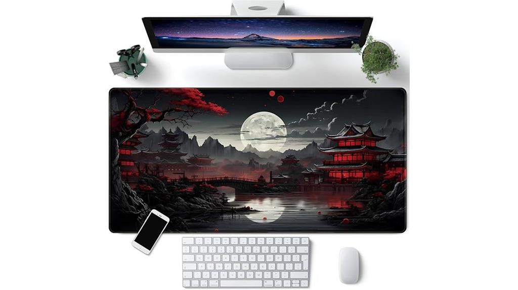 large riverside moon desk mat