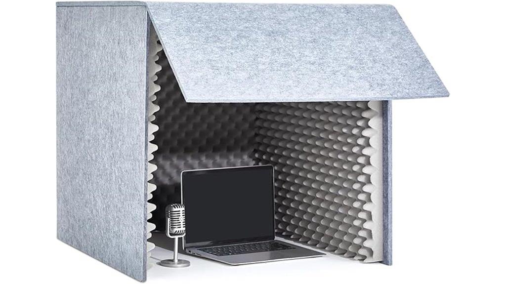 large soundproof recording booth