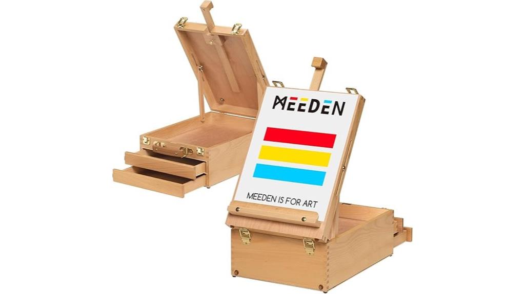 large tabletop artist easel