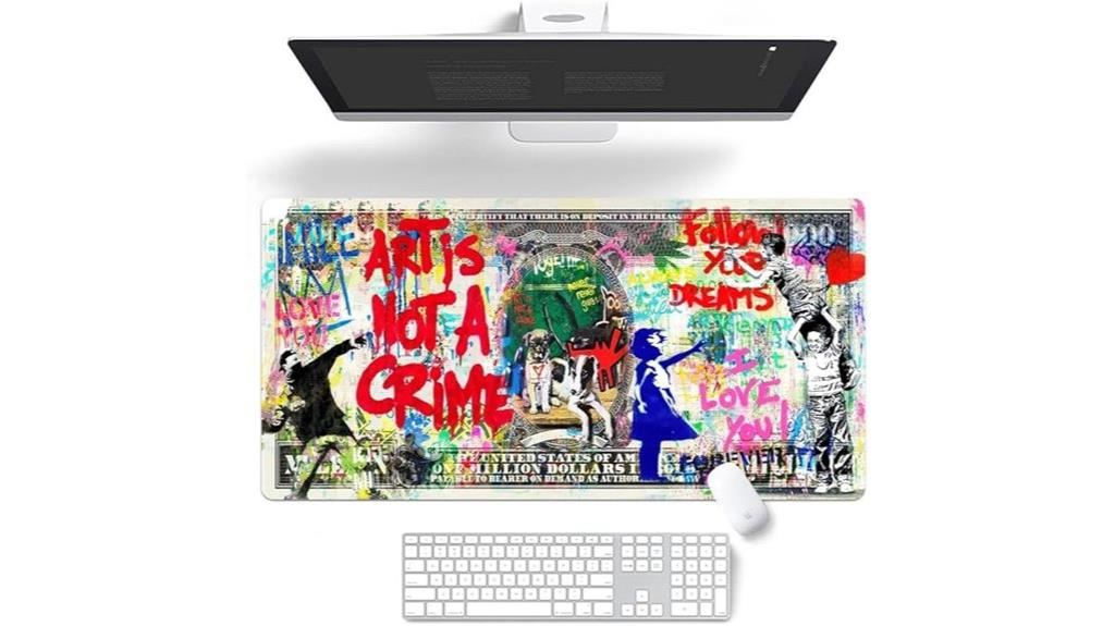 large waterproof non slip mouse pad