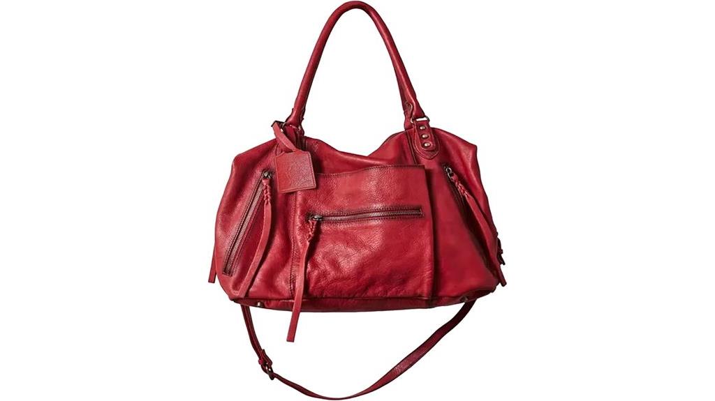 large zippered tote bag