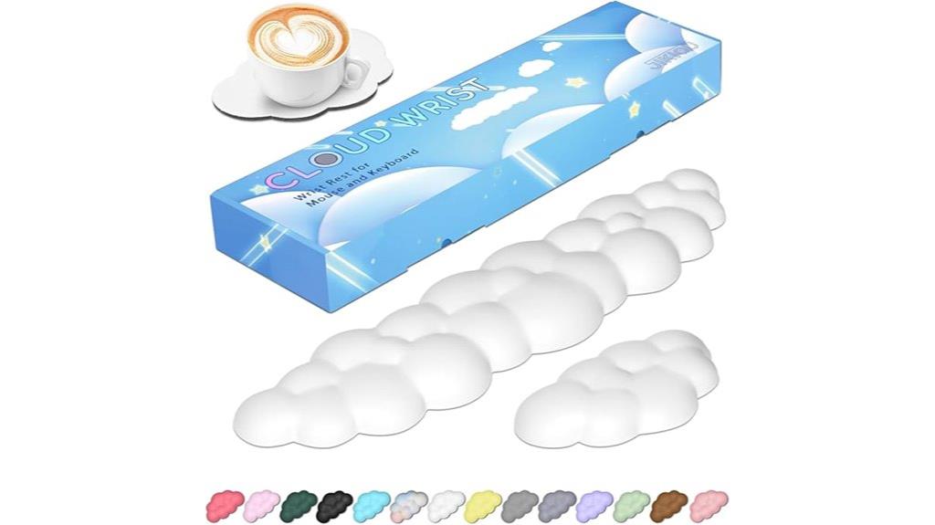 leather cloud keyboard rest