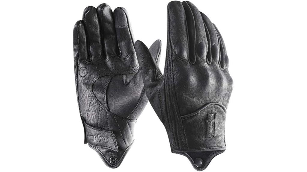 leather motorcycle gloves
