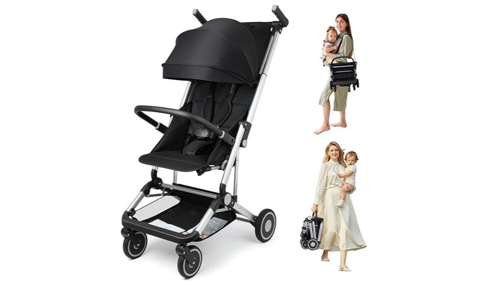 lightweight travel stroller aluminum