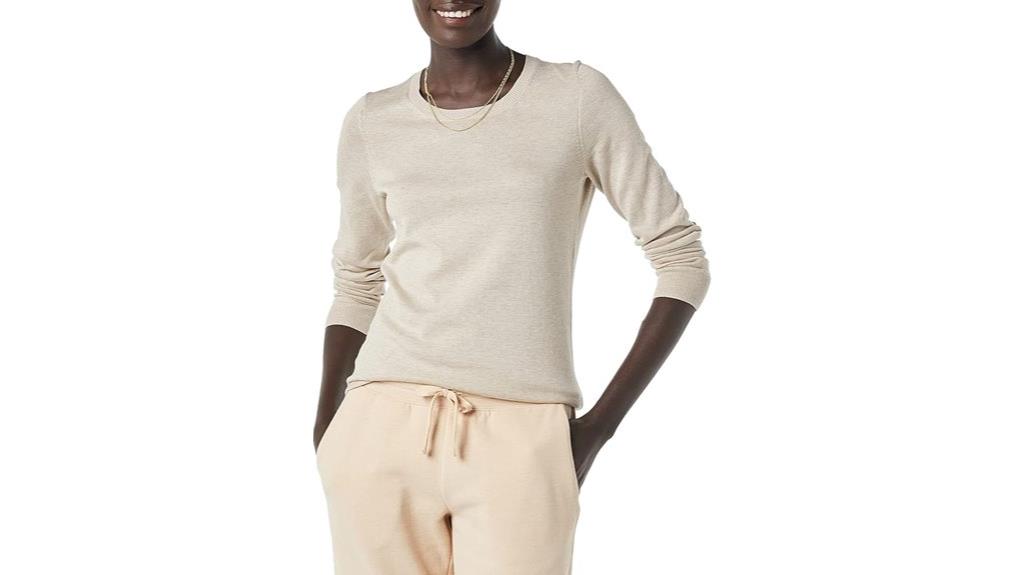 lightweight women s crewneck sweater
