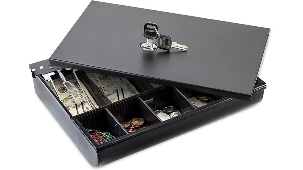 locking cash drawer tray