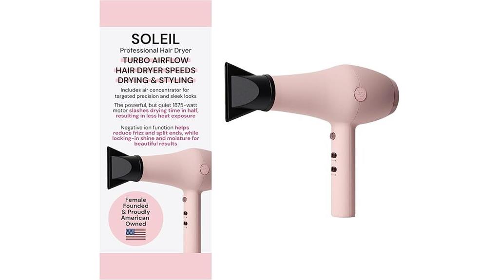 long hair soleil dryer