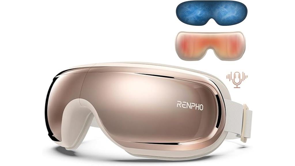 luxury heated eye massager