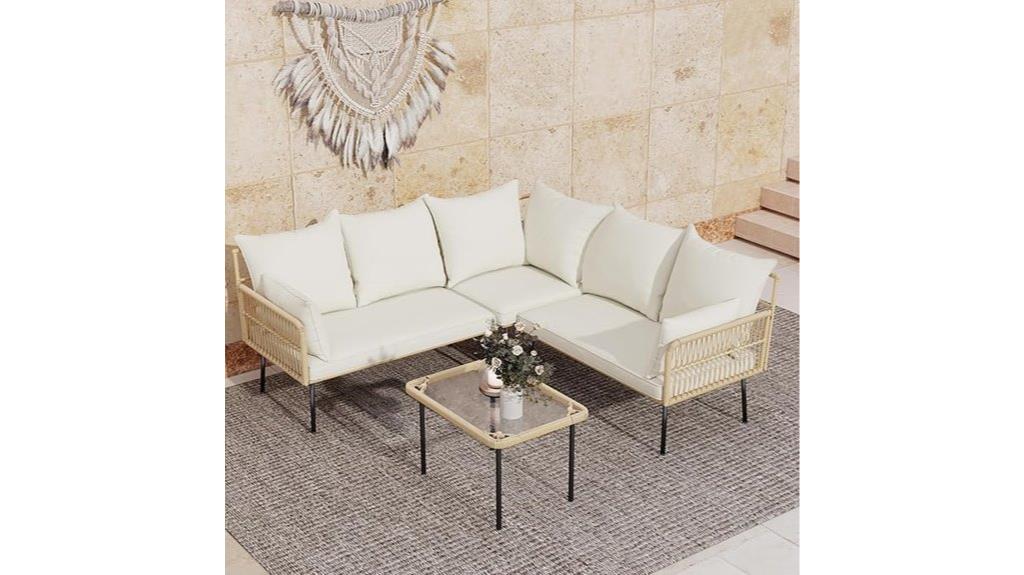 lynslim 4 piece patio set