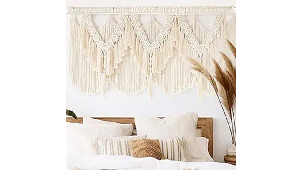 macrame home wedding decor