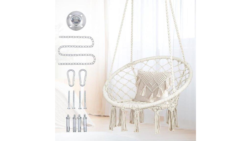 macrame swing chair kit