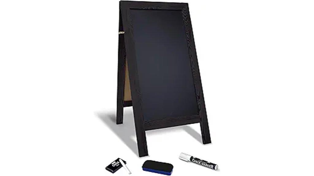 magnetic a frame chalkboard