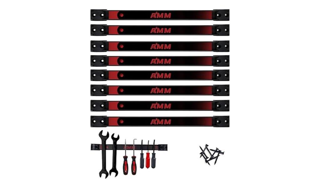 magnetic tool storage strips