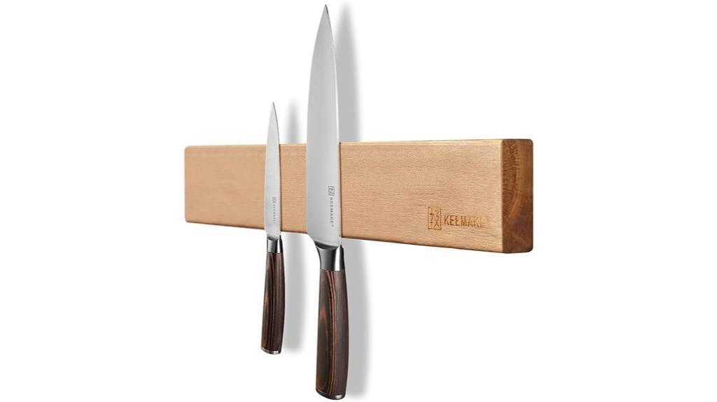 magnetic wall knife organizer