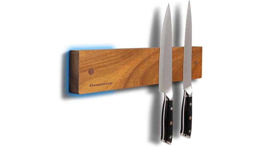 magnetic wall knife rack