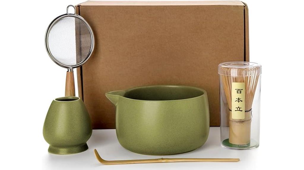 matcha whisk set for tea