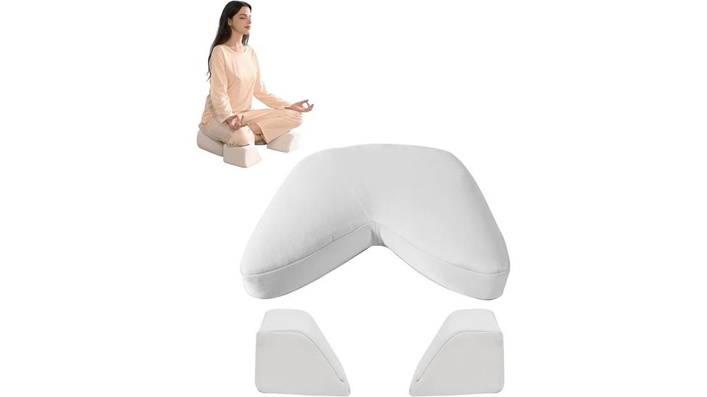 meditation cushion set ensemble