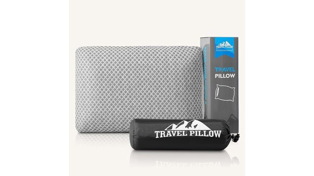 memory foam camping pillow