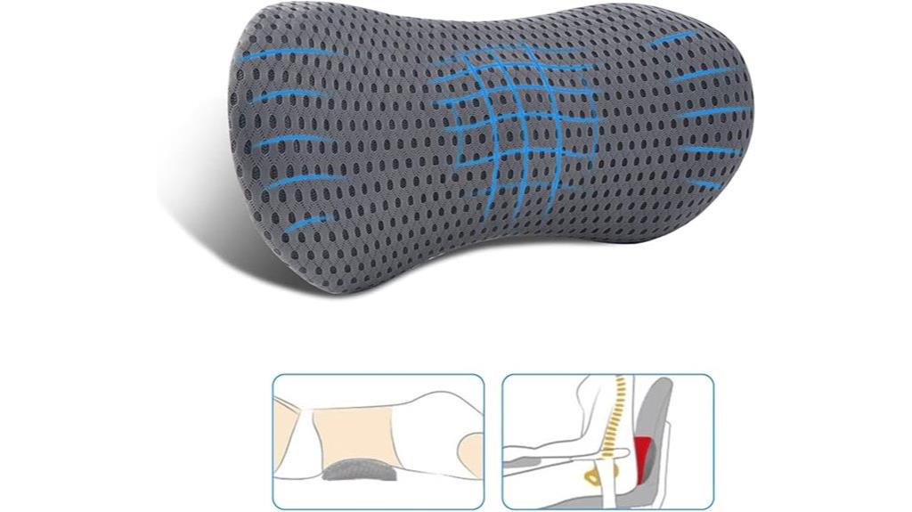 memory foam lumbar pillow