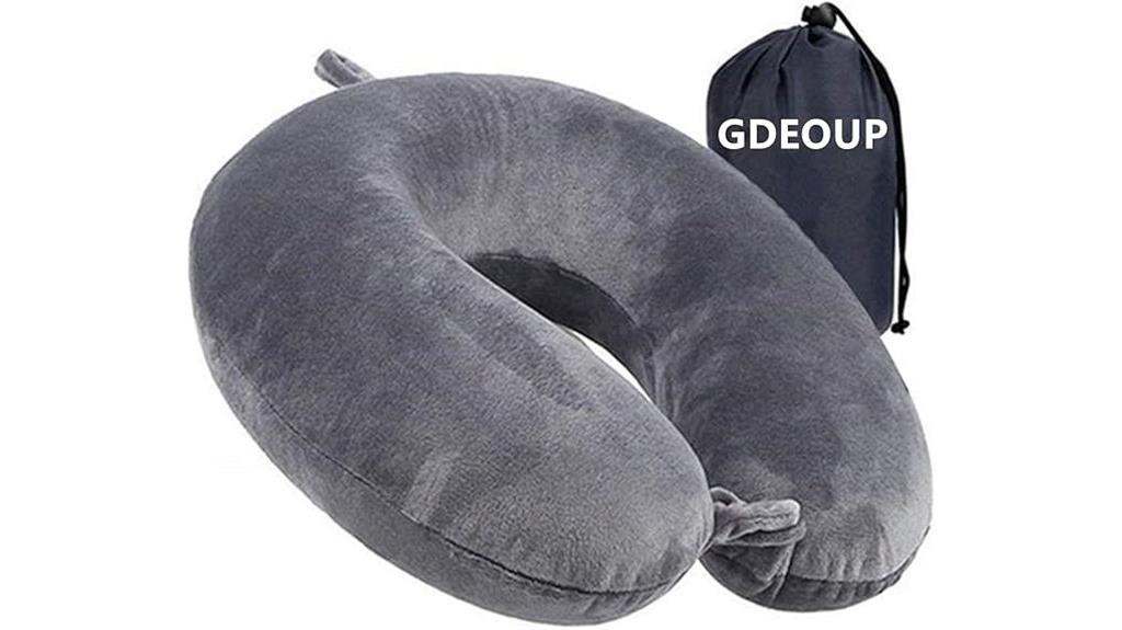 memory foam travel pillow