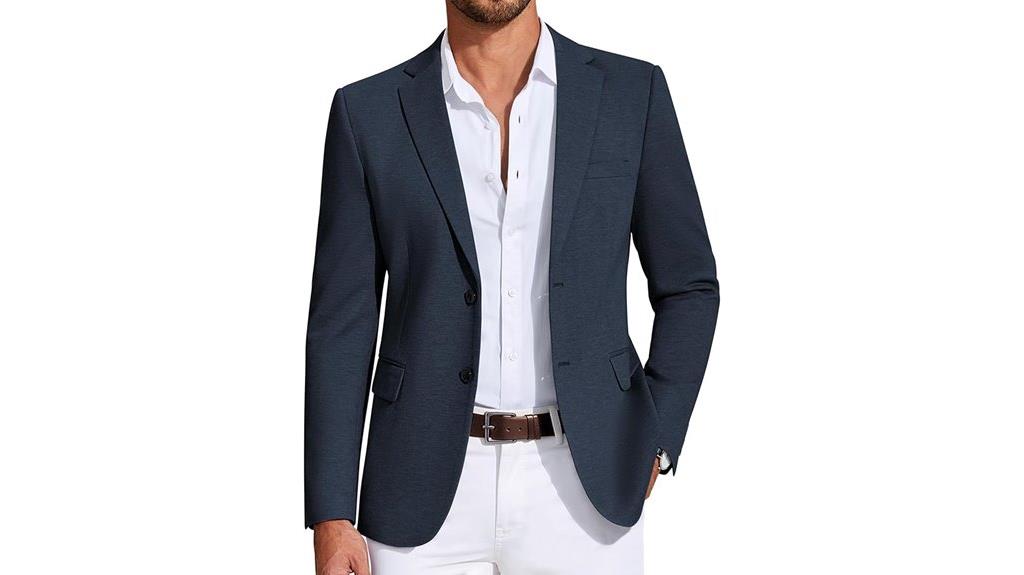 men s casual knit blazer