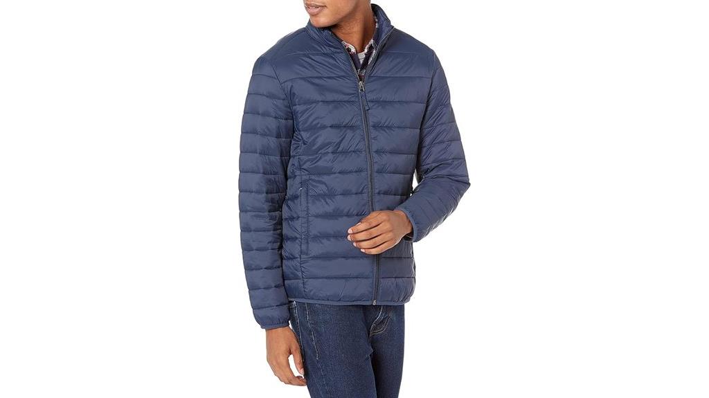 men s lightweight waterproof puffer