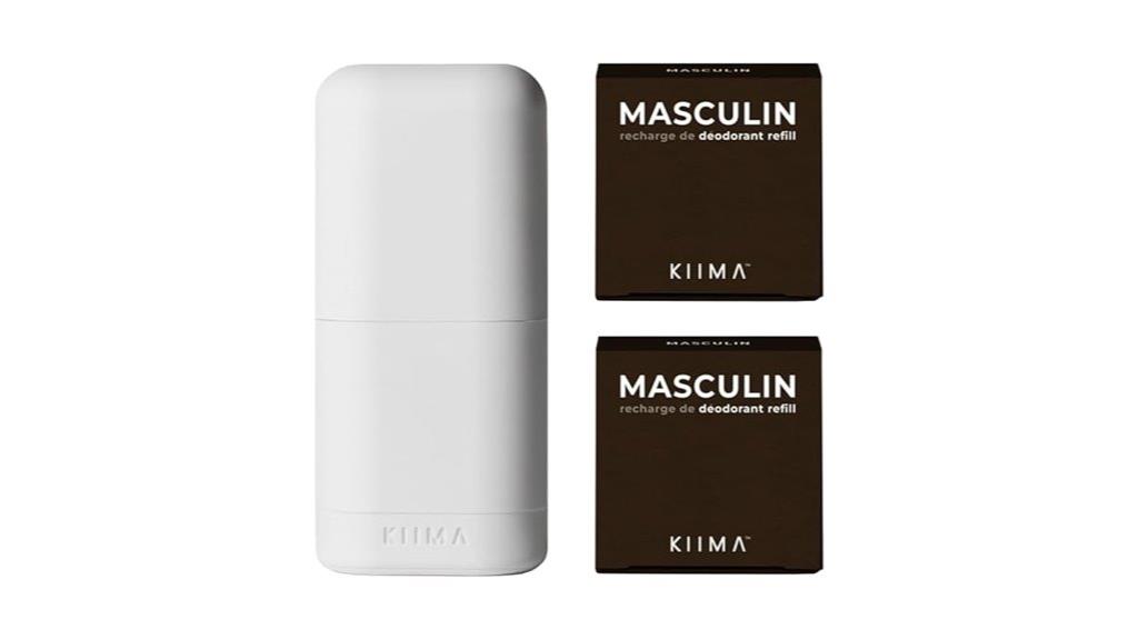 men s refillable deodorant kit