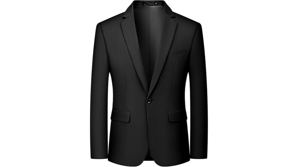 men s single button suit