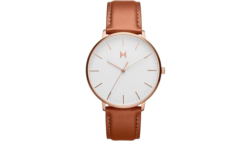 men s slim analog watch