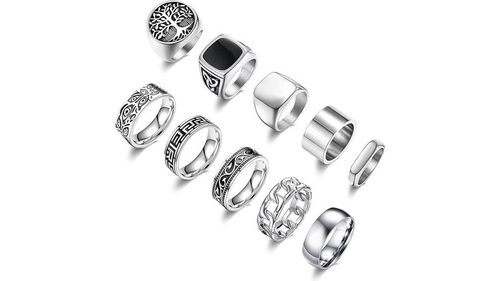 men s vintage signet rings