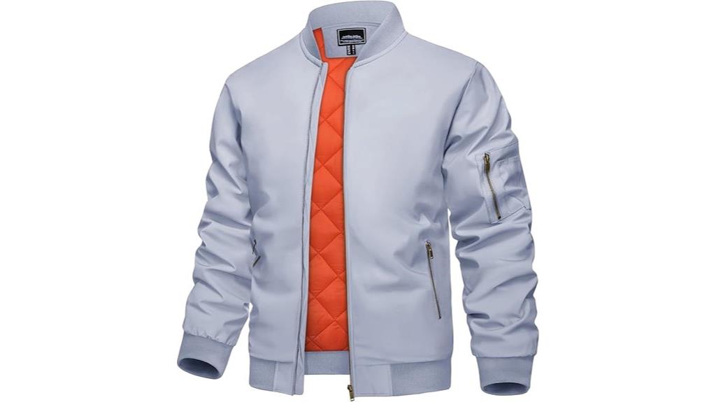 men s windproof bomber jacket