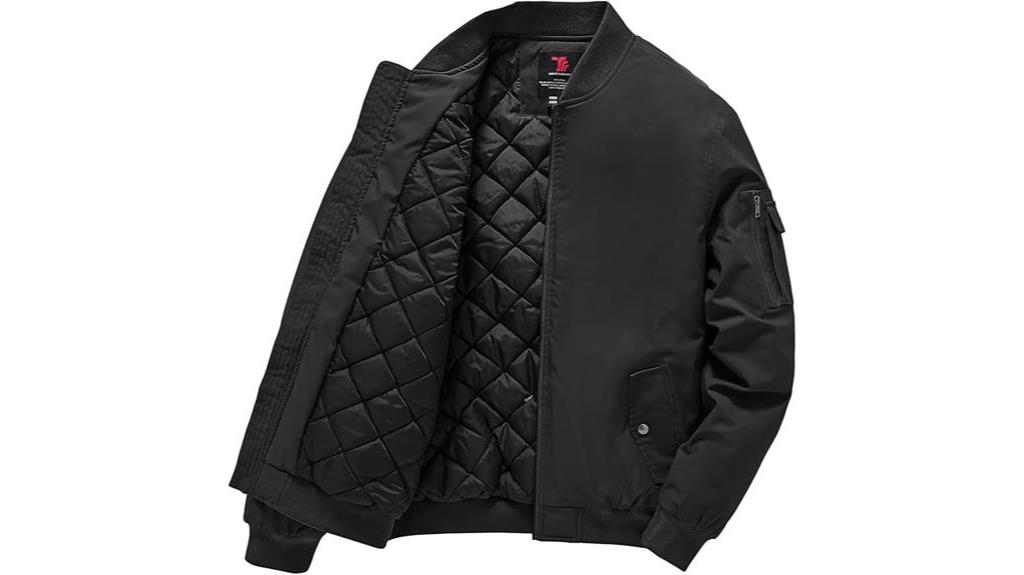 men s windproof bomber jacket