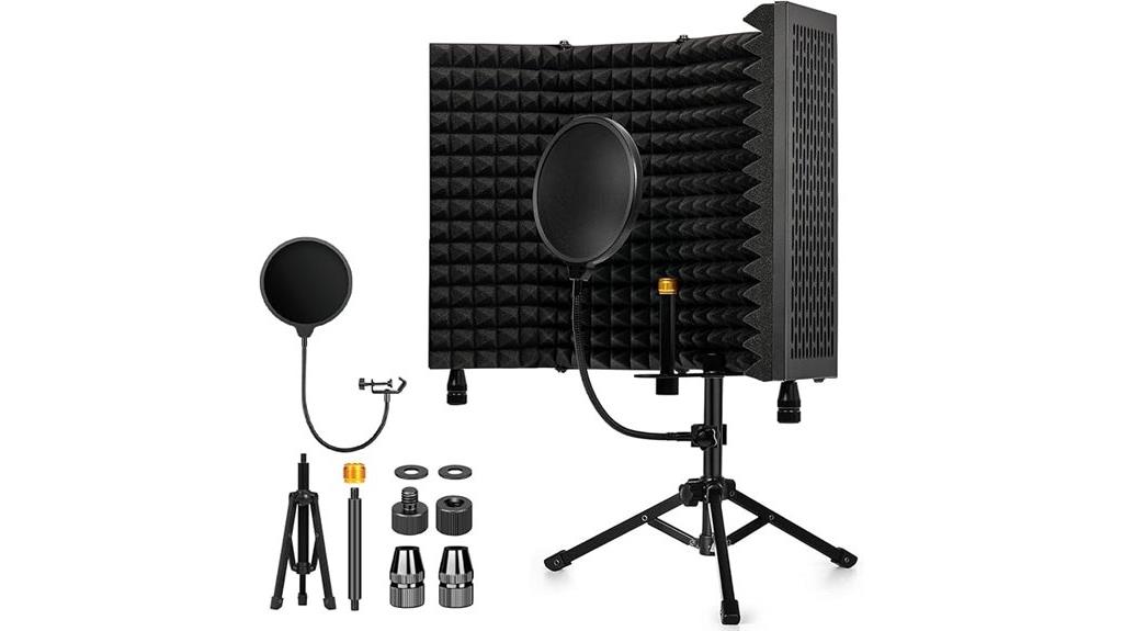 microphone isolation shield package
