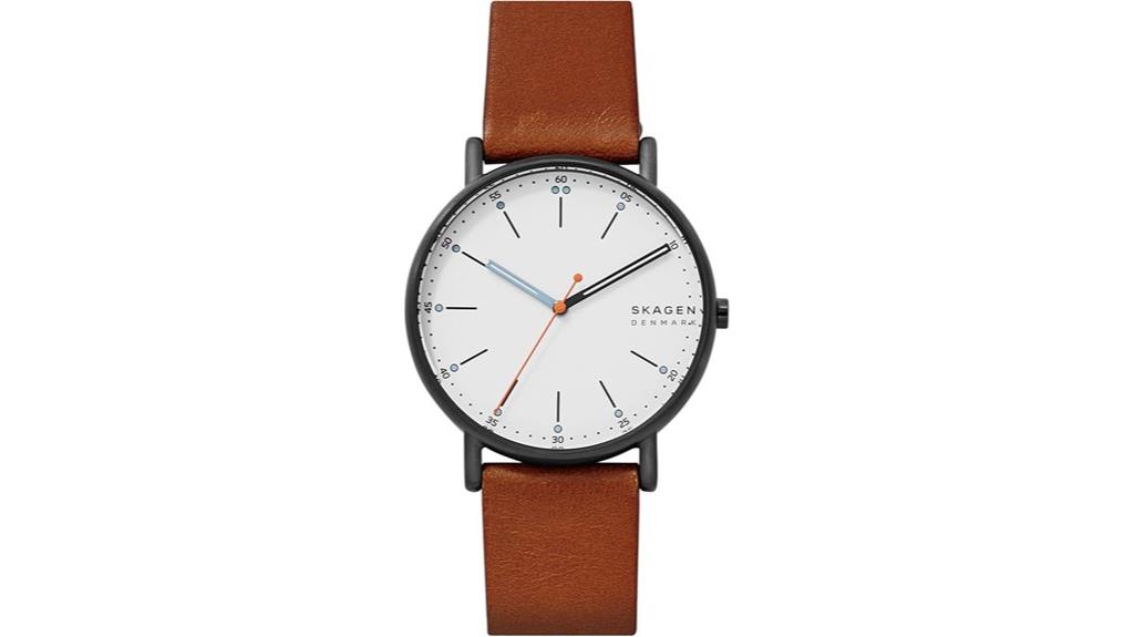 minimalist stainless steel watch