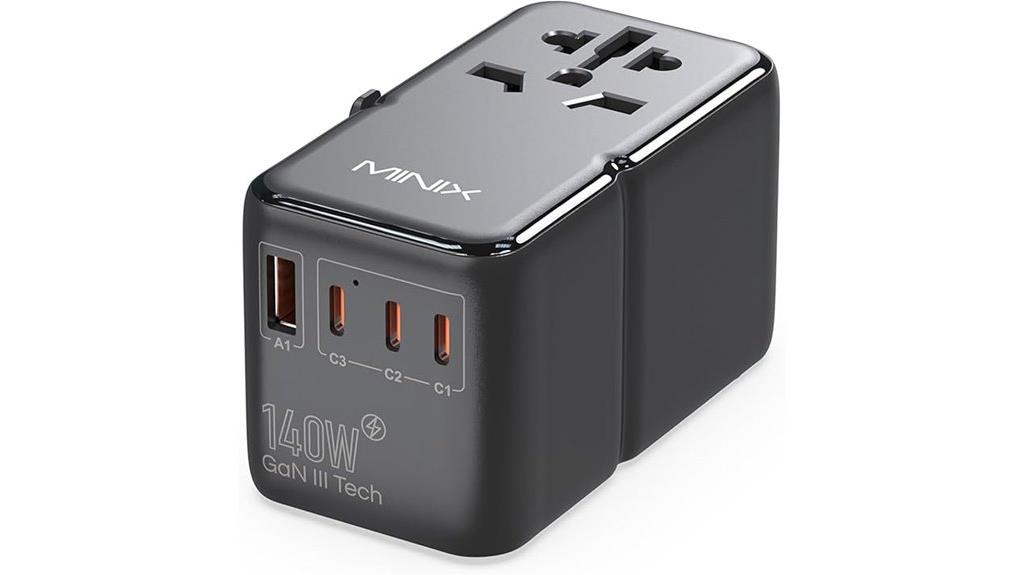 minix 140w travel adapter