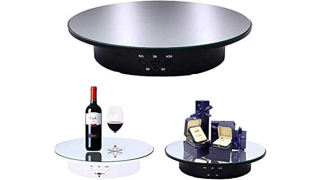 motorized 7 87 inch rotating display