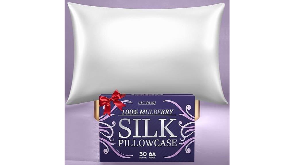 mulberry silk standard pillowcase