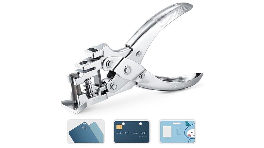 multi function badge hole punch