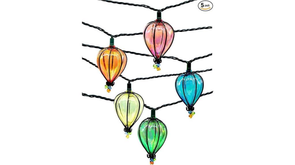 multicolor outdoor string lights