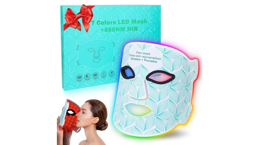 multicolor rechargeable face mask