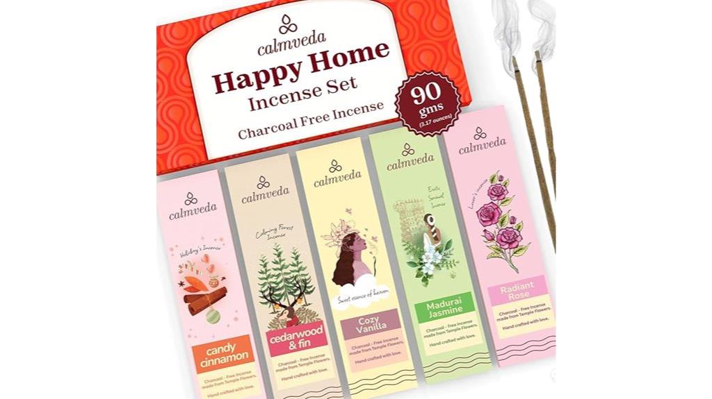 multiple scented incense pack