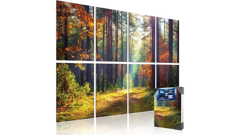 nature inspired acoustic wall art