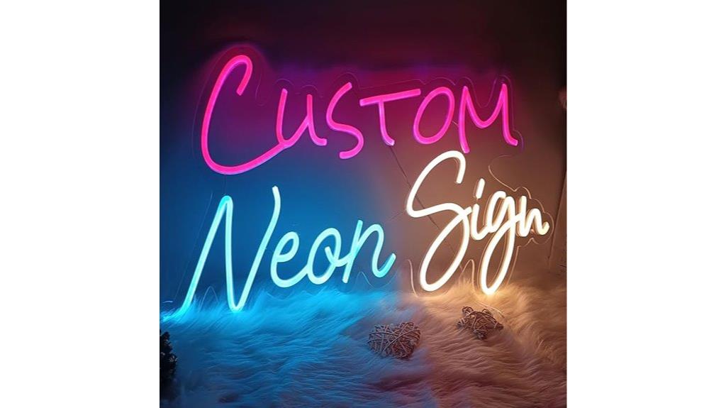 neon birthday wedding sign