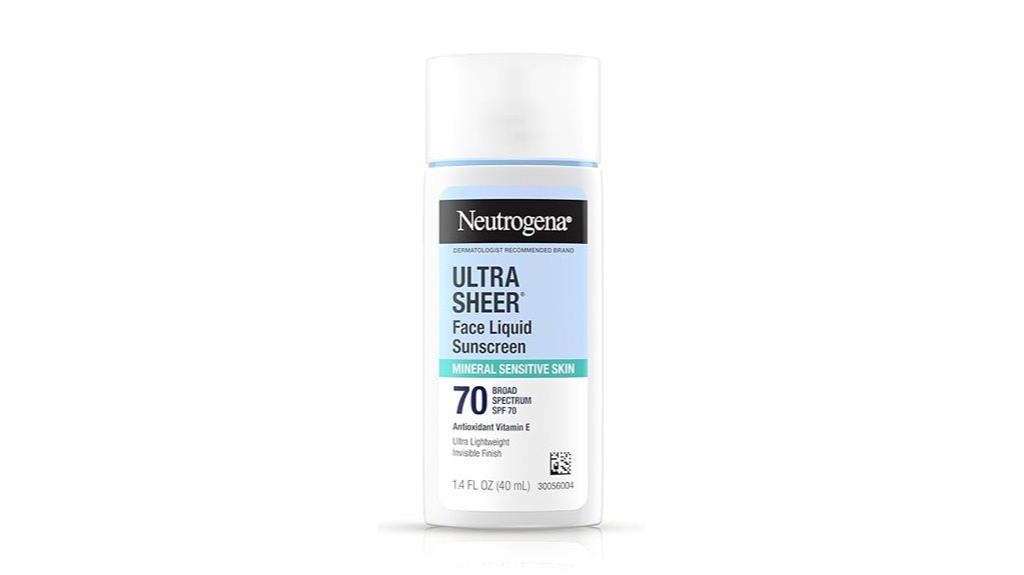 neutrogena spf 70 sunscreen