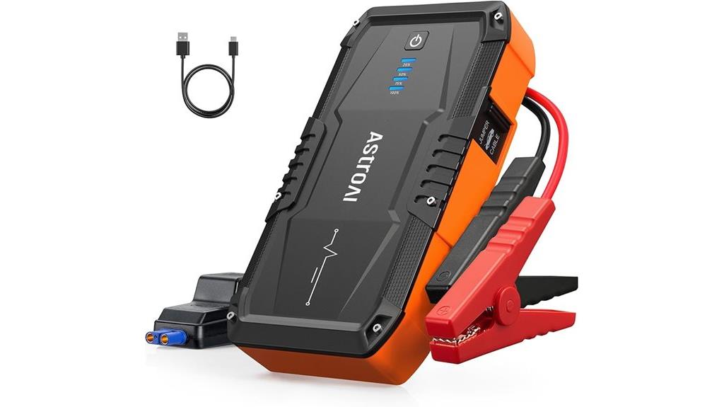 orange astroai s8 jump starter