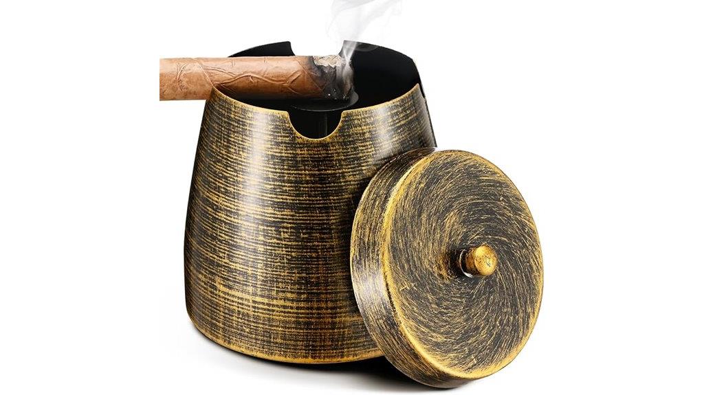 outdoor cigar ashtray lid