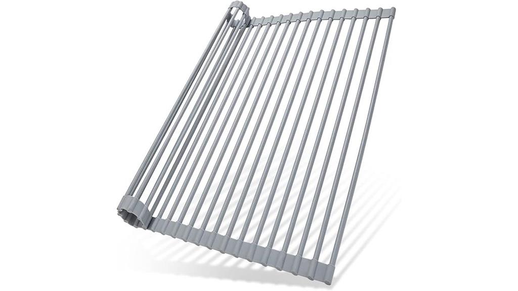 over sink silicone drying rack