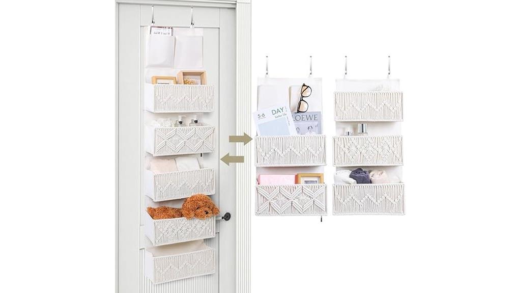 over the door woven organizer