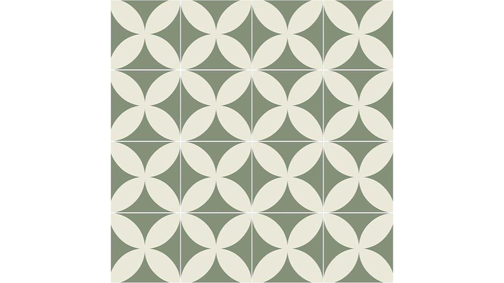 patterned adhesive wall covering